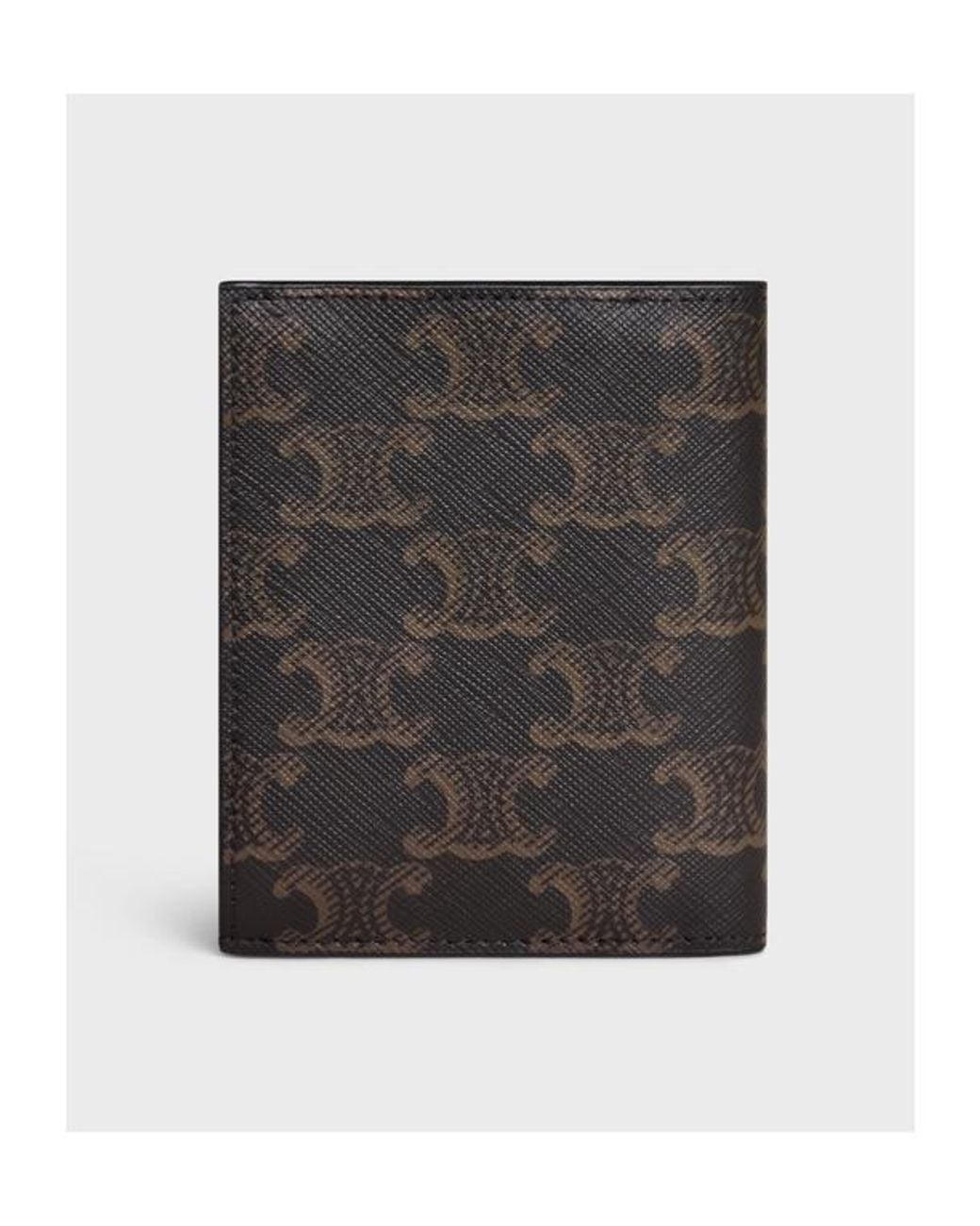 Céline Black Compact Wallet for men