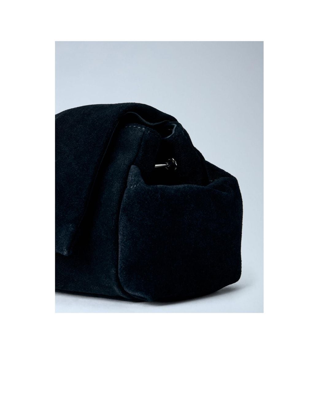 Vivienne Westwood Black Hazel Treasure Buckle-Detail Chained Clutch Bag