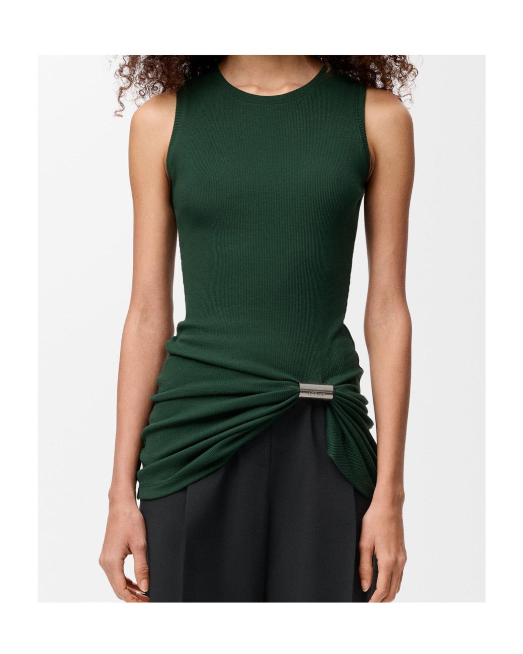 Loewe Green Sleeveless Tank Top