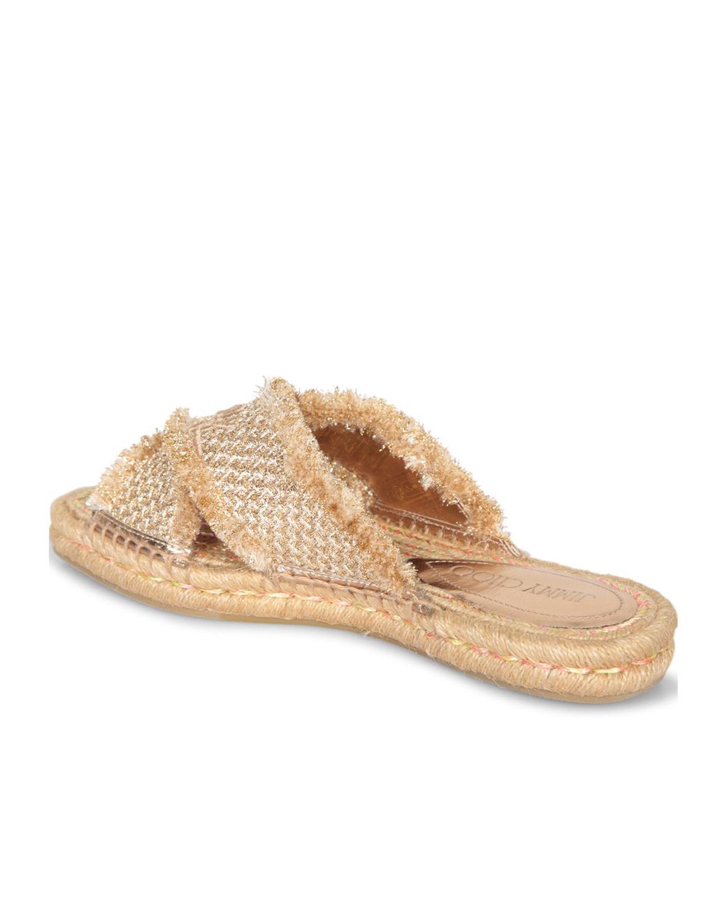 Jimmy Choo Brown Slip-On Sandals