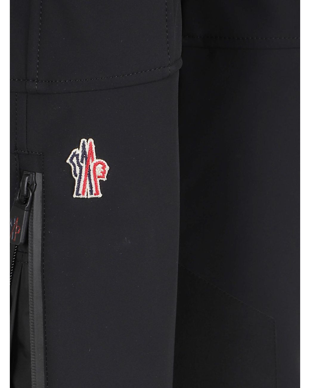 Moncler Black Grenoble Panelled Ski Trousers