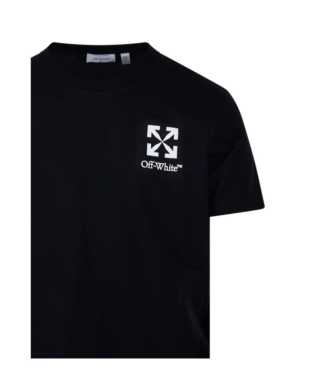 Off-White c/o Virgil Abloh Black Small Arrow Slim T-Shirt for men