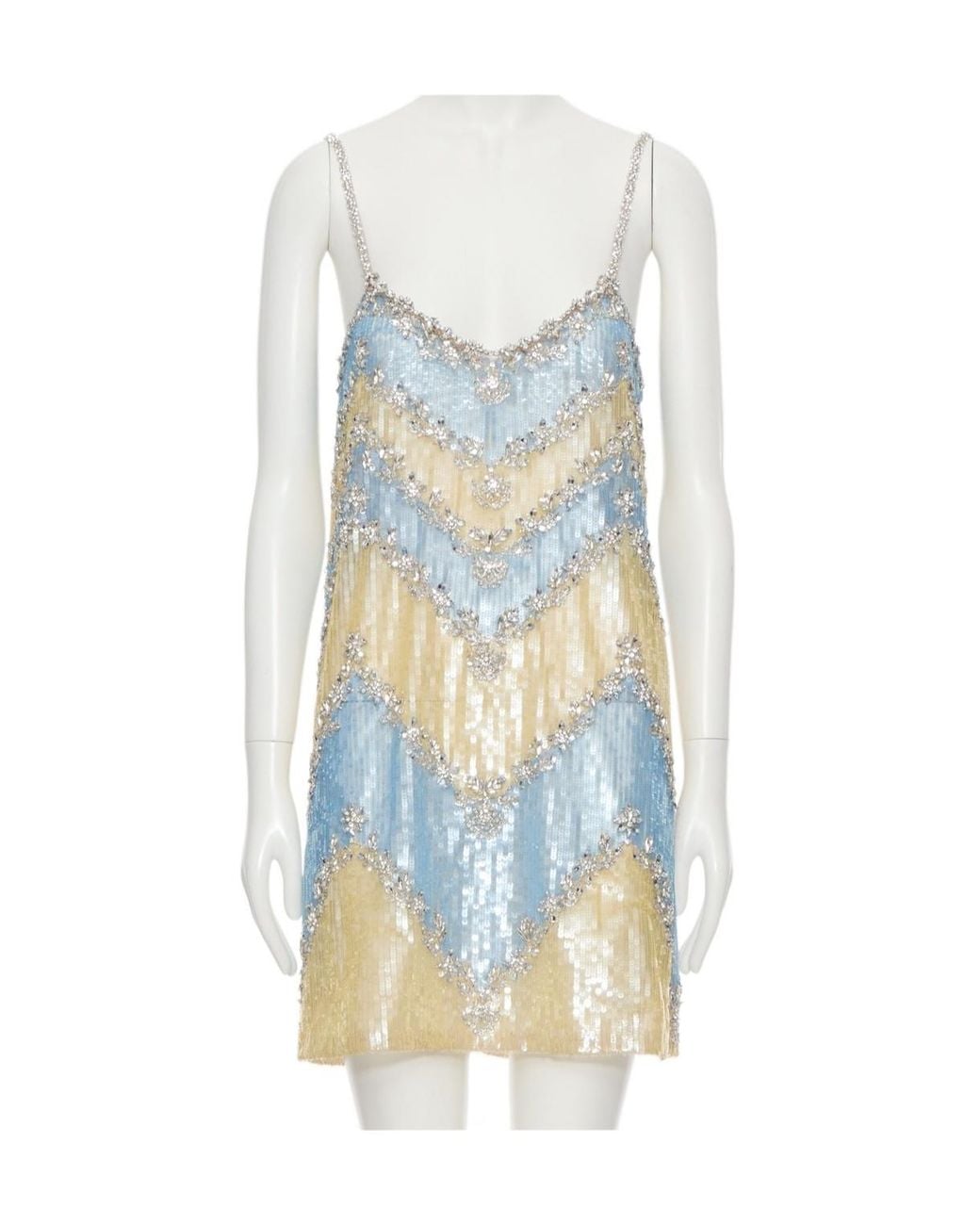 Valentino Blue Sleeveless Dress