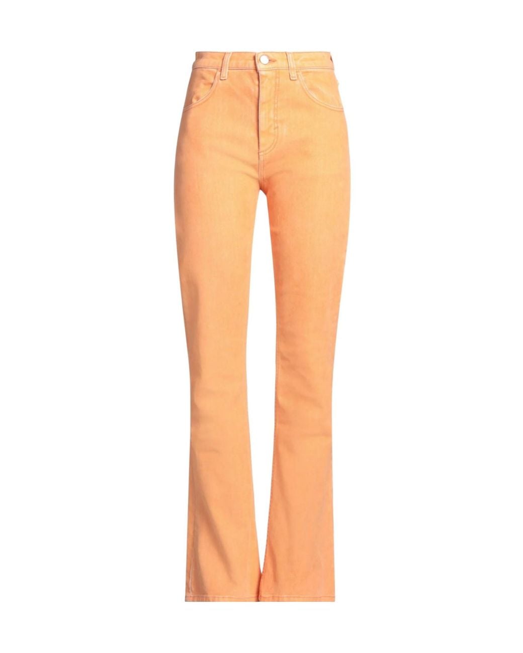 Marni Orange Bootcut Jeans