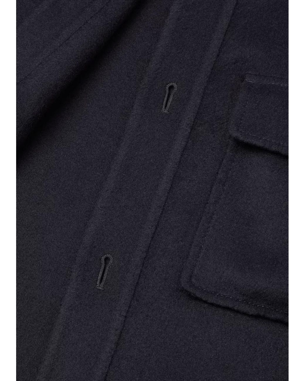 Loro Piana Blue Jim Overshirt for men