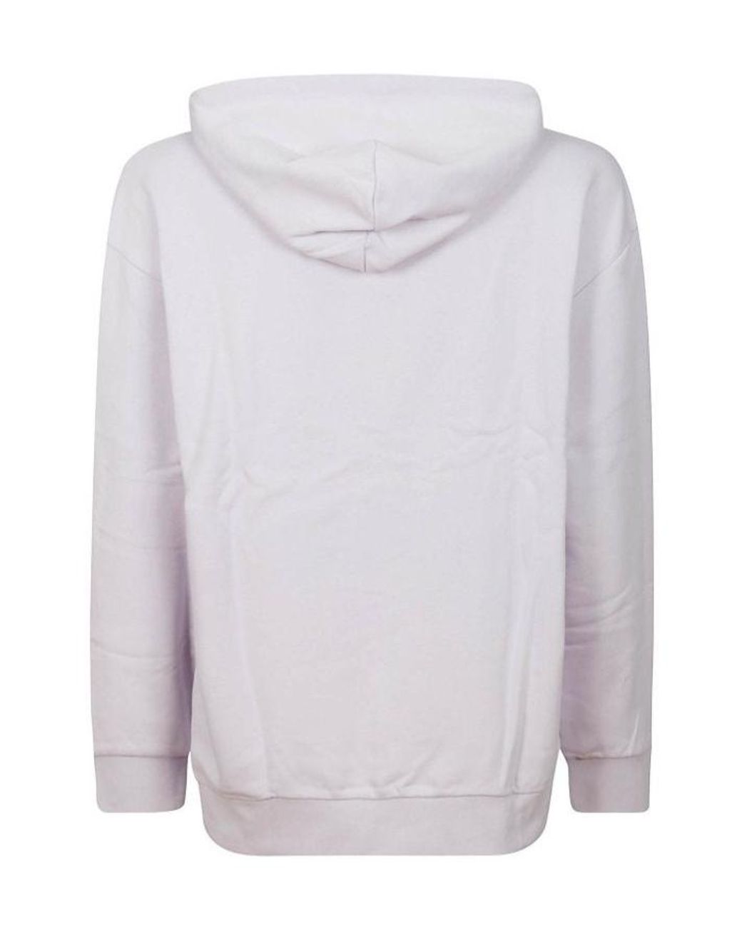 A.P.C. Gray Logo Printed Drawstring Hoodie for men