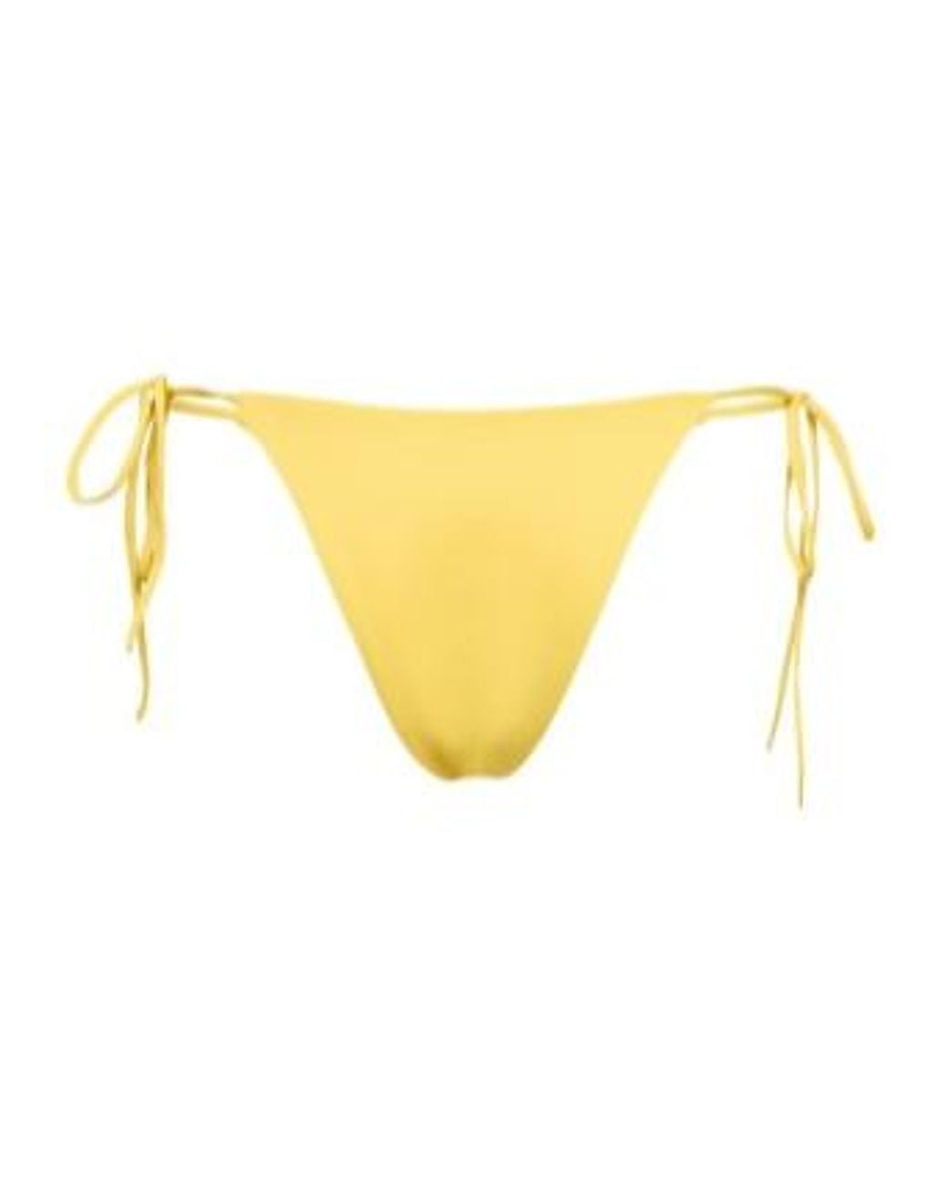 Magda Butrym Yellow Low-Rise Bikini Briefs