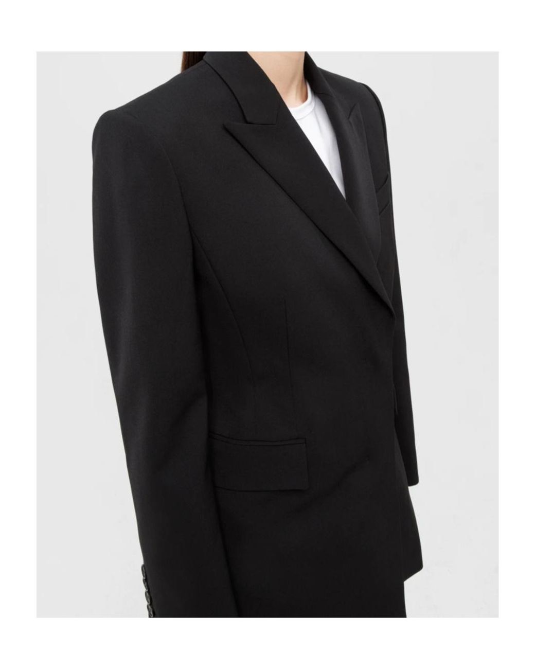 Juun.J Black Long-Sleeved Suit Jacket