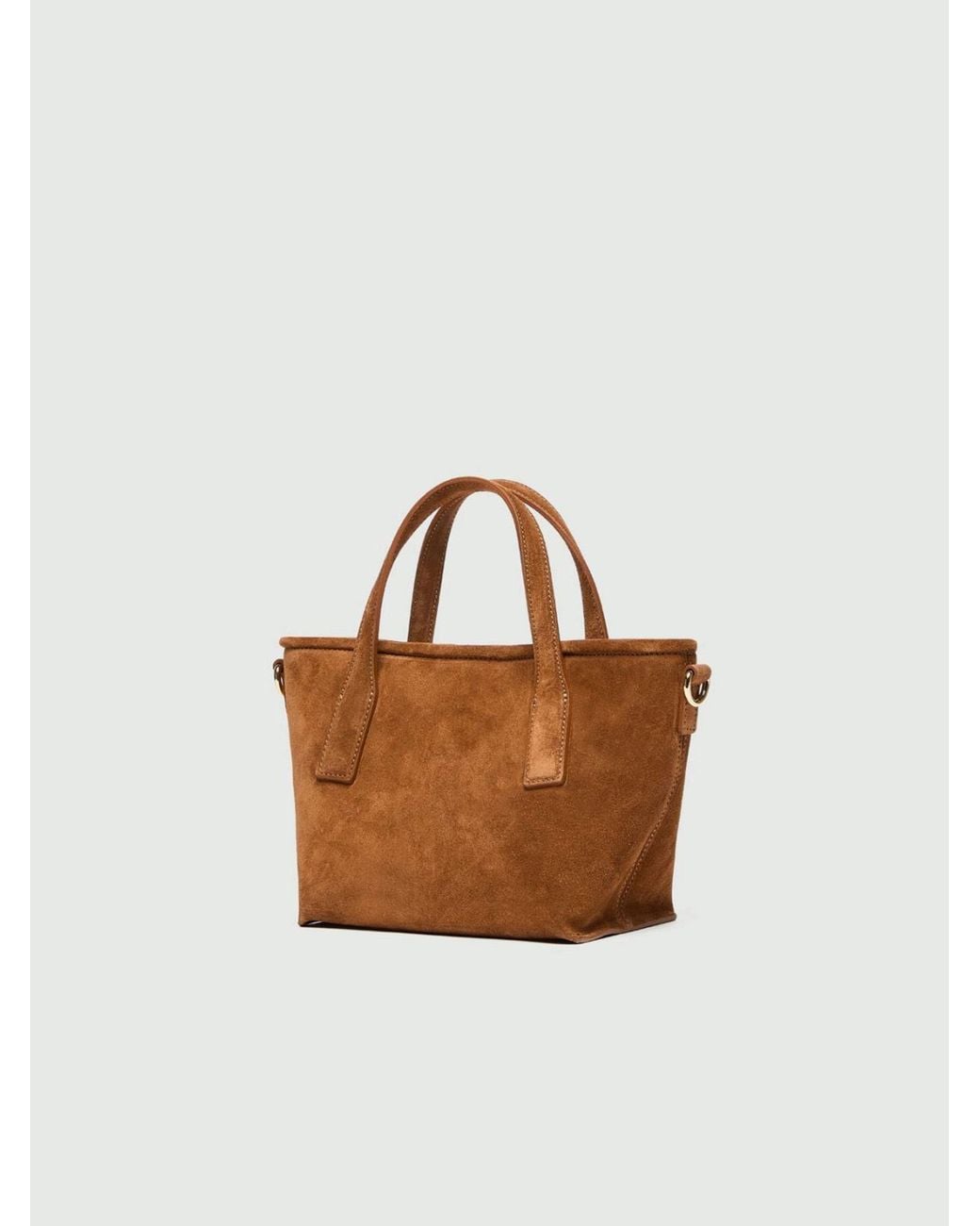 Marella Brown Suede Handbag