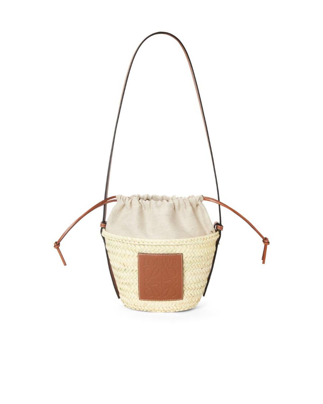 Loewe Multicolor Anagram Patch Drawstring Bucket Bag