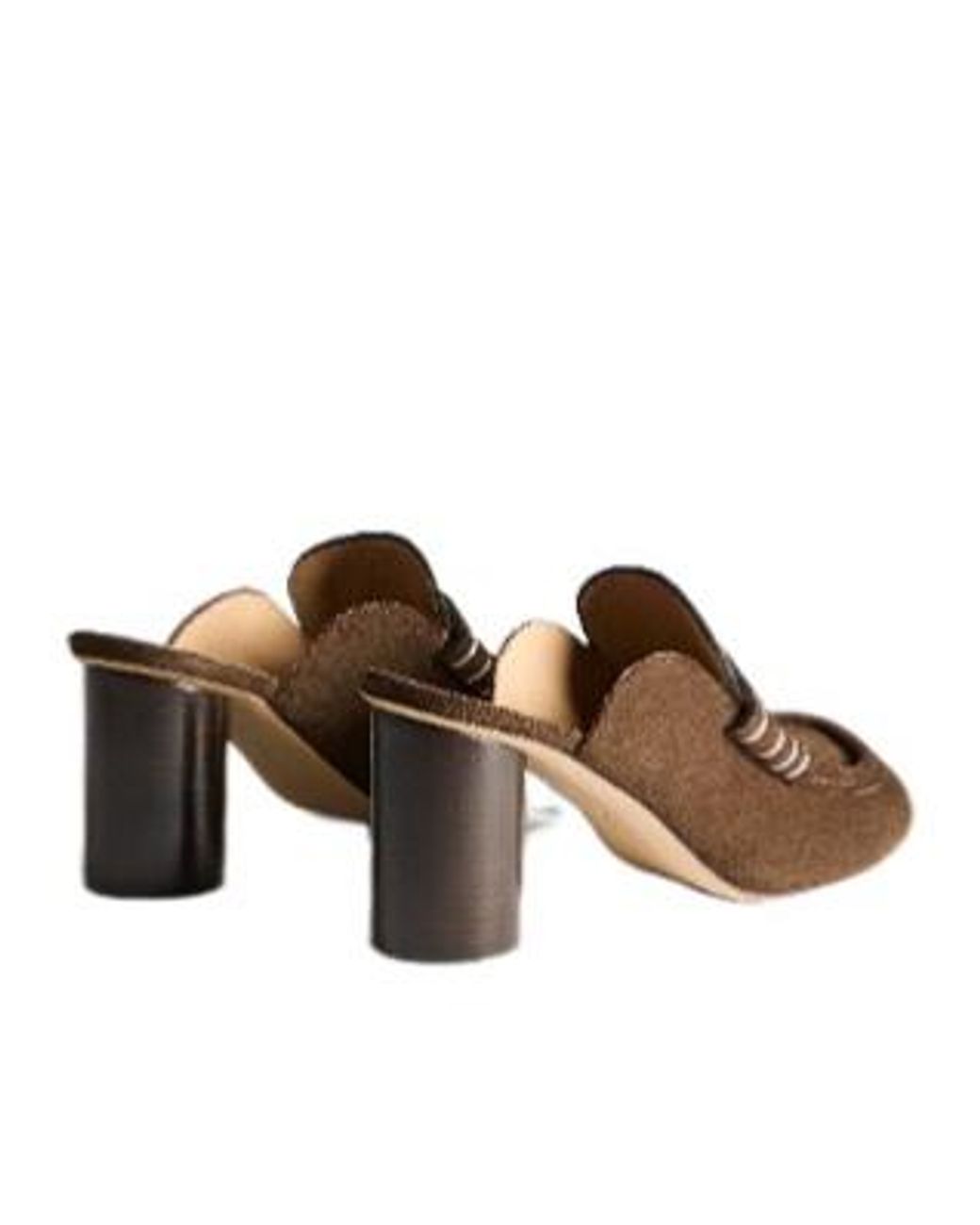 J.W. Anderson Brown Loafer Mule Sandal