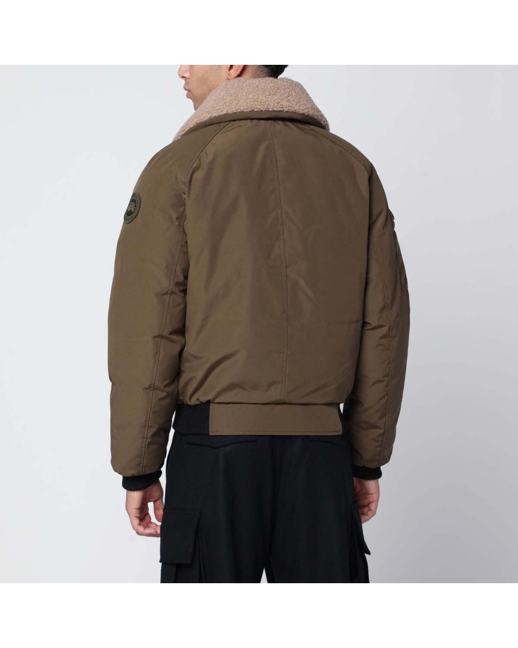 Canada Goose Green Chilliwack Aviator Bomber Jacket for men