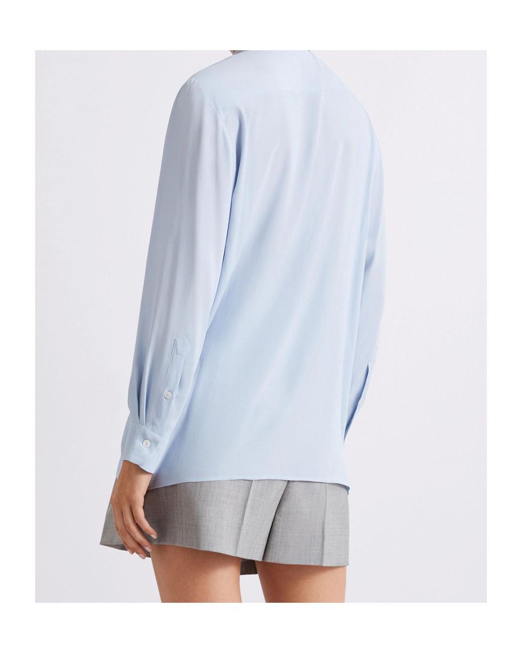 Marella Blue Long Sleeve Shirt