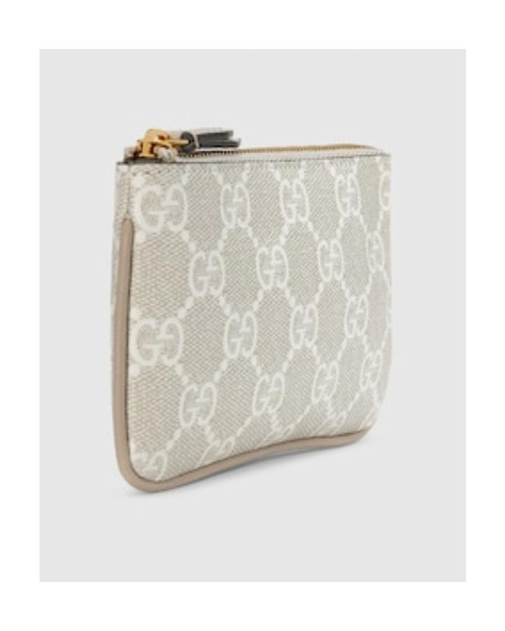 Gucci White Ophidia Key Case