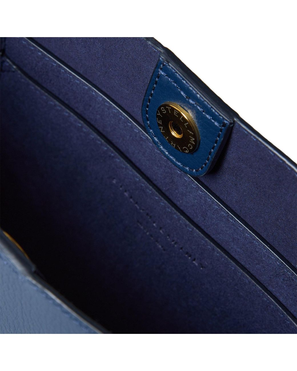 Stella McCartney Blue Solid Color Shoulder Bag