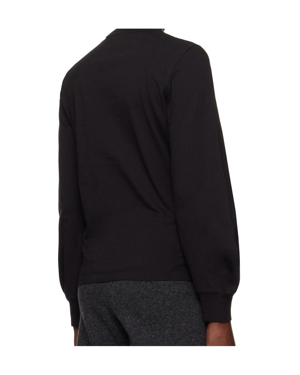 Moncler Black Long-Sleeved T-Shirt