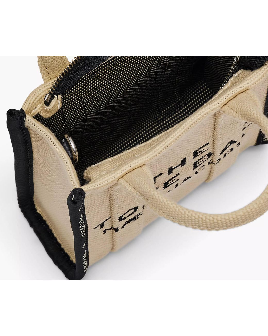 Marc Jacobs Black The Jacquard Crossbody Tote Bag