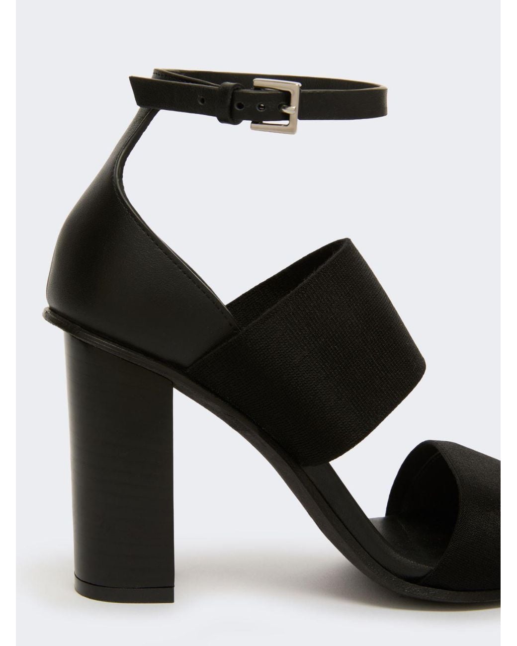 Max Mara Black Masode Block-Heeled Sandals