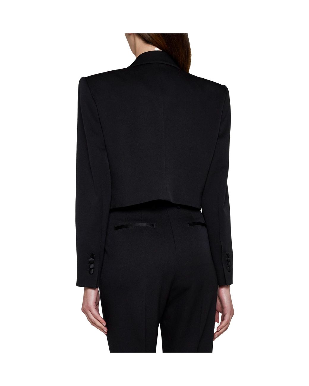 Dolce & Gabbana Black Cropped Jacket