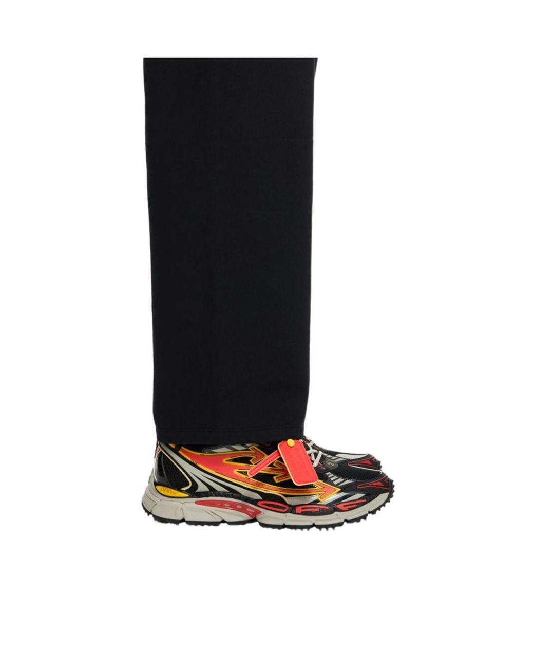 Off-White c/o Virgil Abloh Black Be Right Back Mesh And Sneakers for men