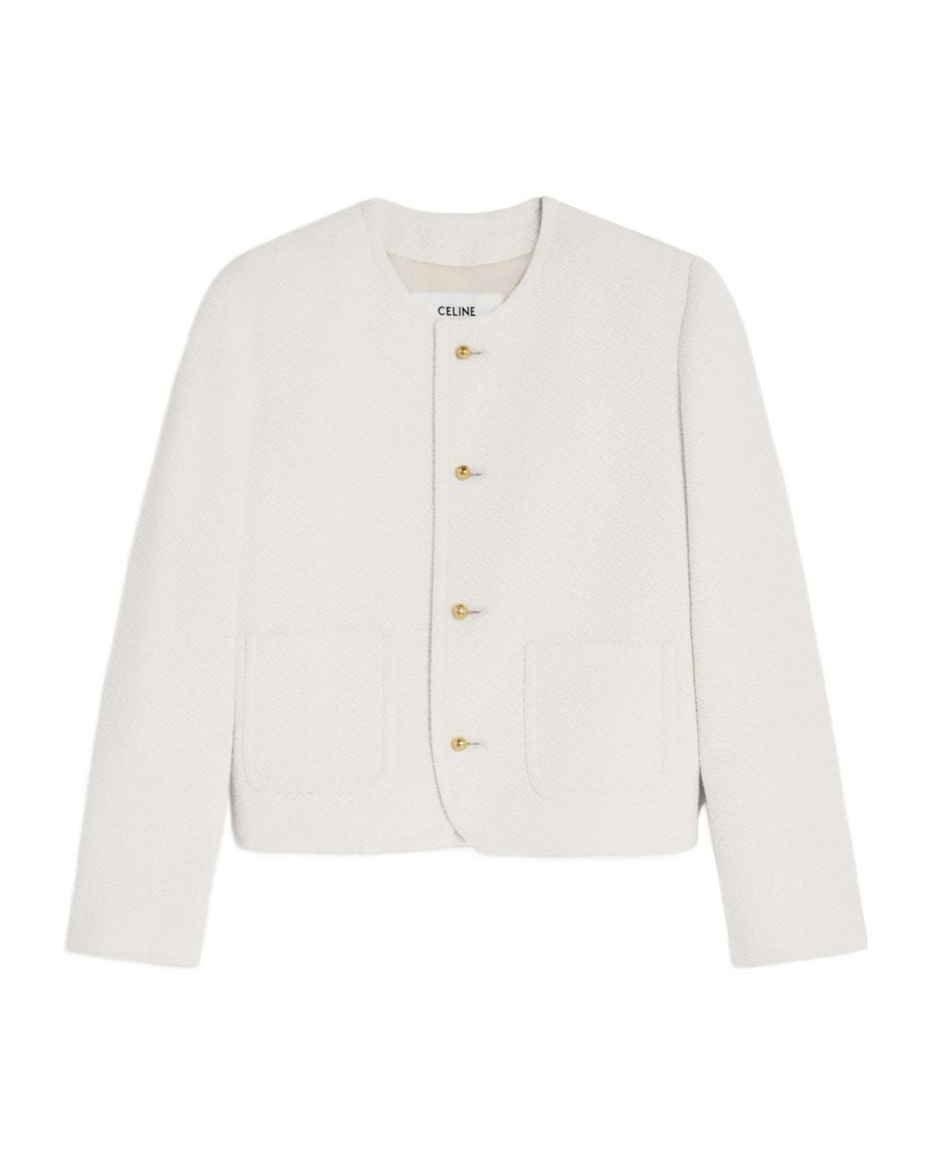 Céline White Icone Jacket