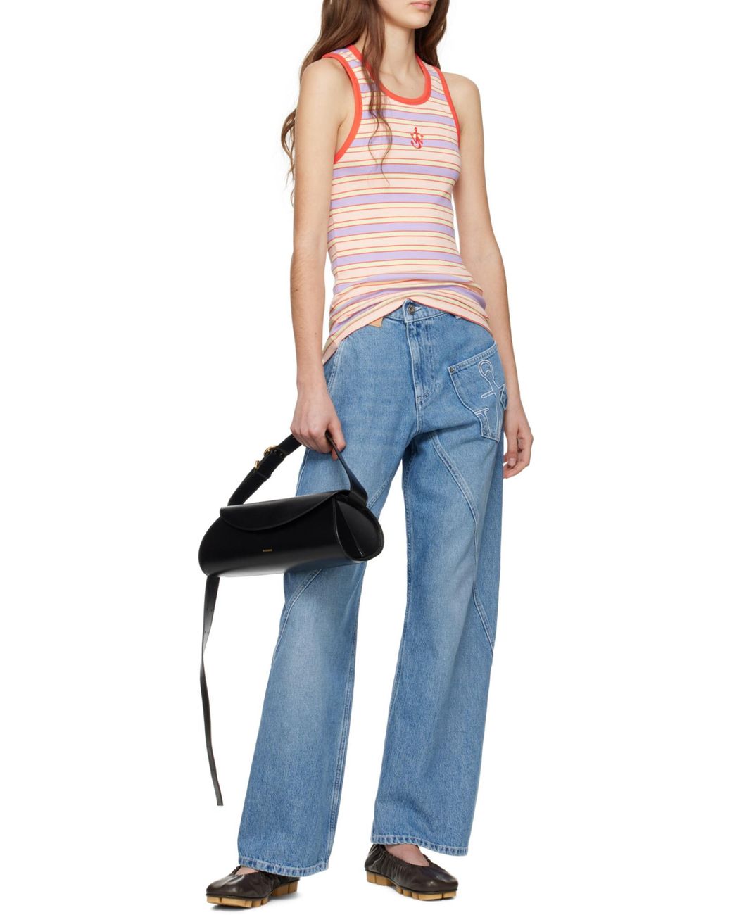 J.W. Anderson Blue Jw Anderson Twisted Workwear Denim Jeans