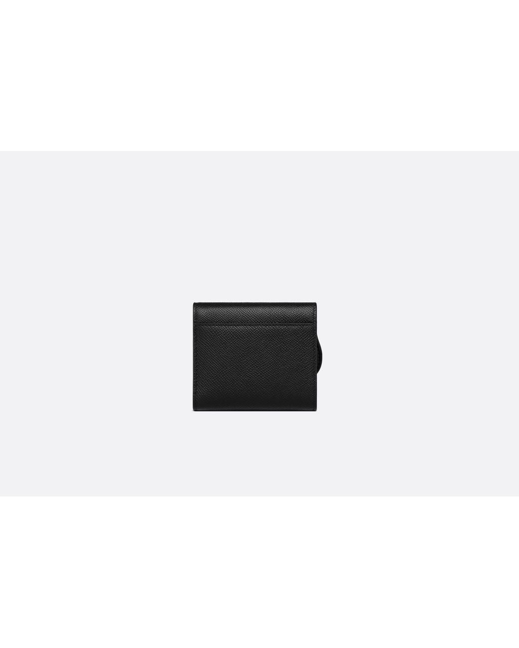 Dior Black Saddle Lotus Wallet