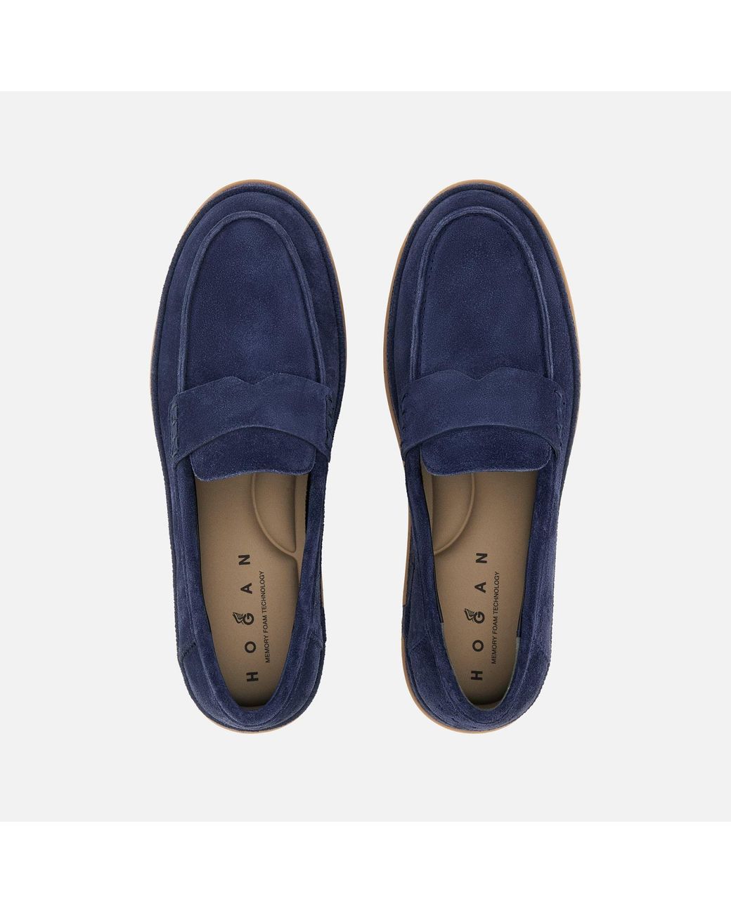 Hogan Blue H683 Loafers