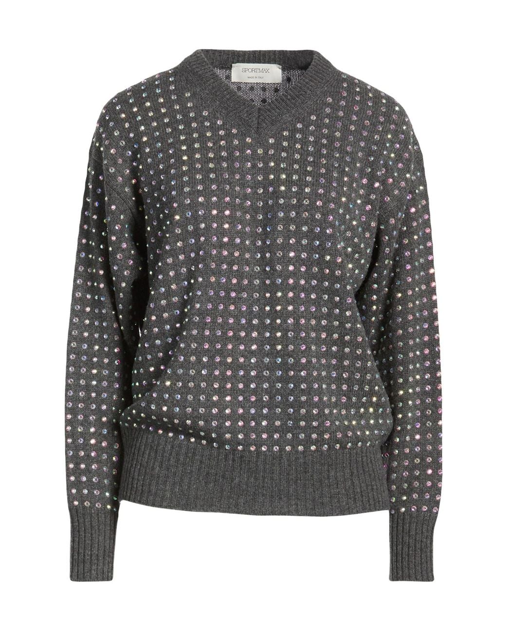 Sportmax Gray Knitted Jumpers