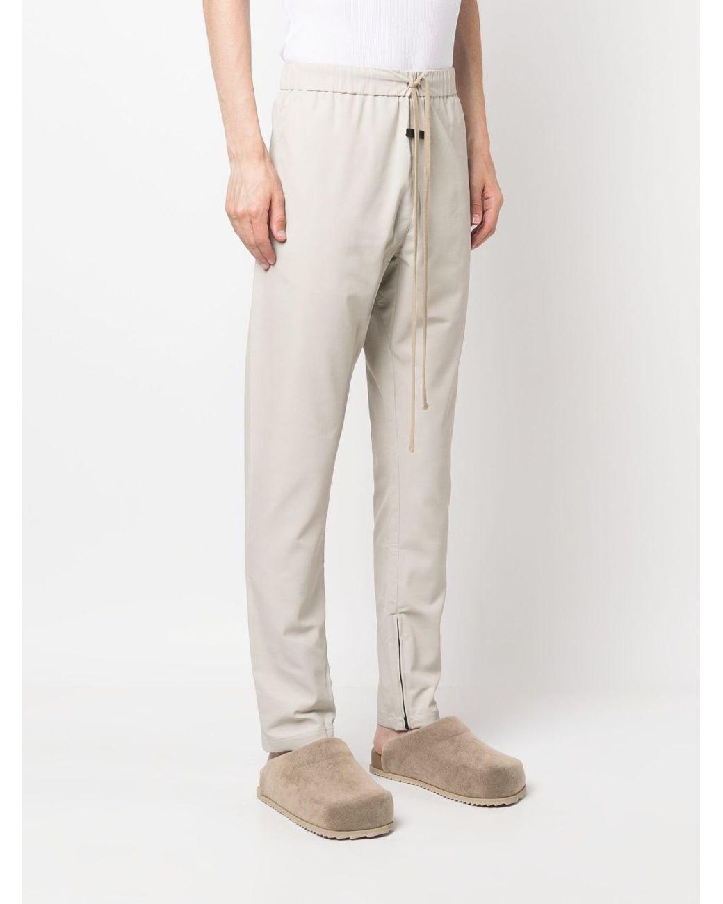 Fear Of God Natural Drawstring Casual Pants for men