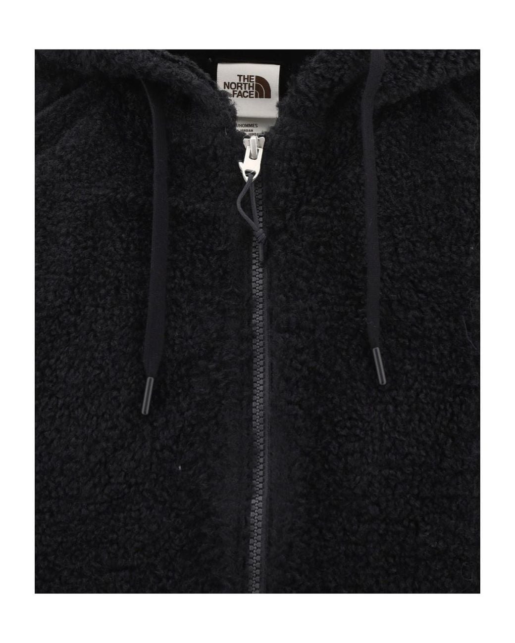 The North Face Black Zip-Up Hooded Coat for men