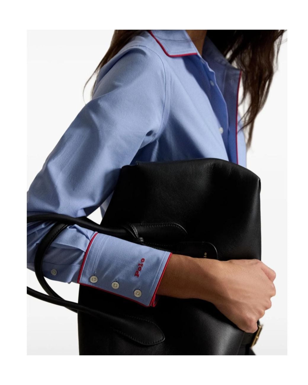 Polo Ralph Lauren Blue Button-Up Long-Sleeved Shirt