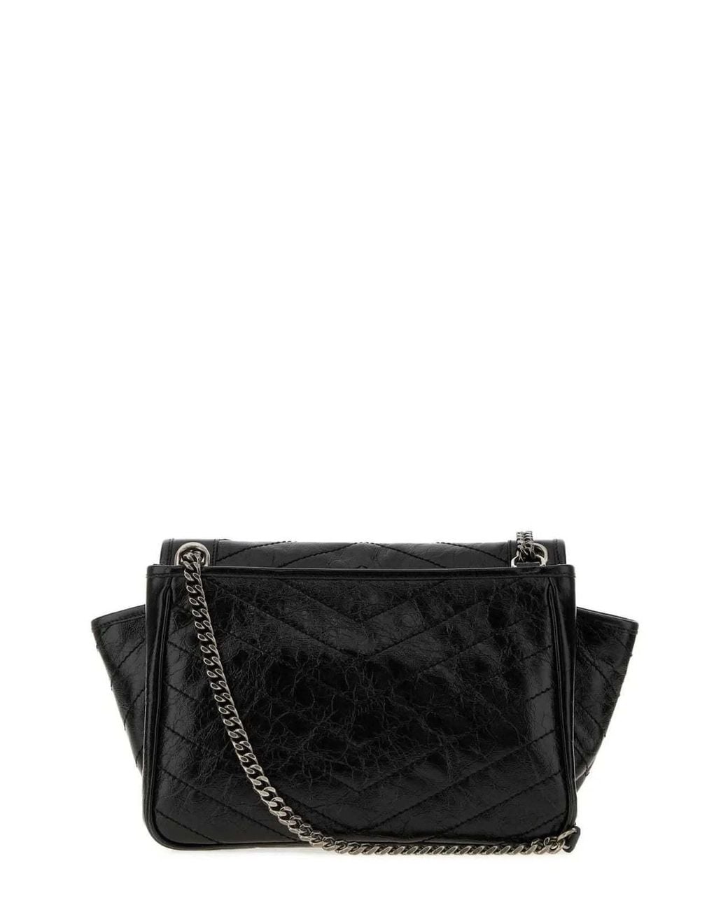 Saint Laurent Black Niki Tripouch Shoulder Bag