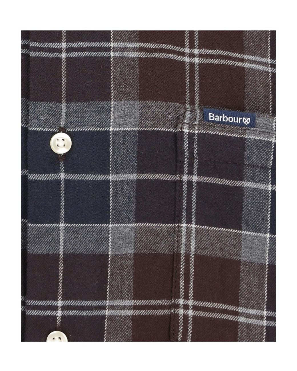 Barbour Gray Long-Sleeved Shirt for men