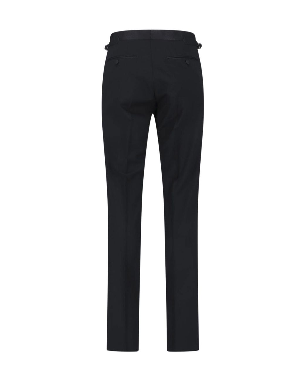 Tom Ford Blue Straight-Leg Tailored Trousers for men