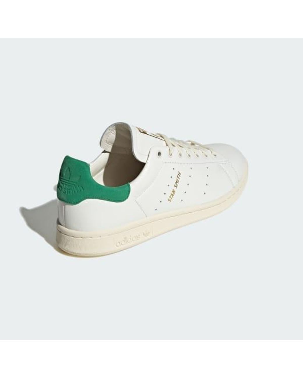 Adidas White Originals Stan Smith Lux Lace-Up Sneakers for men