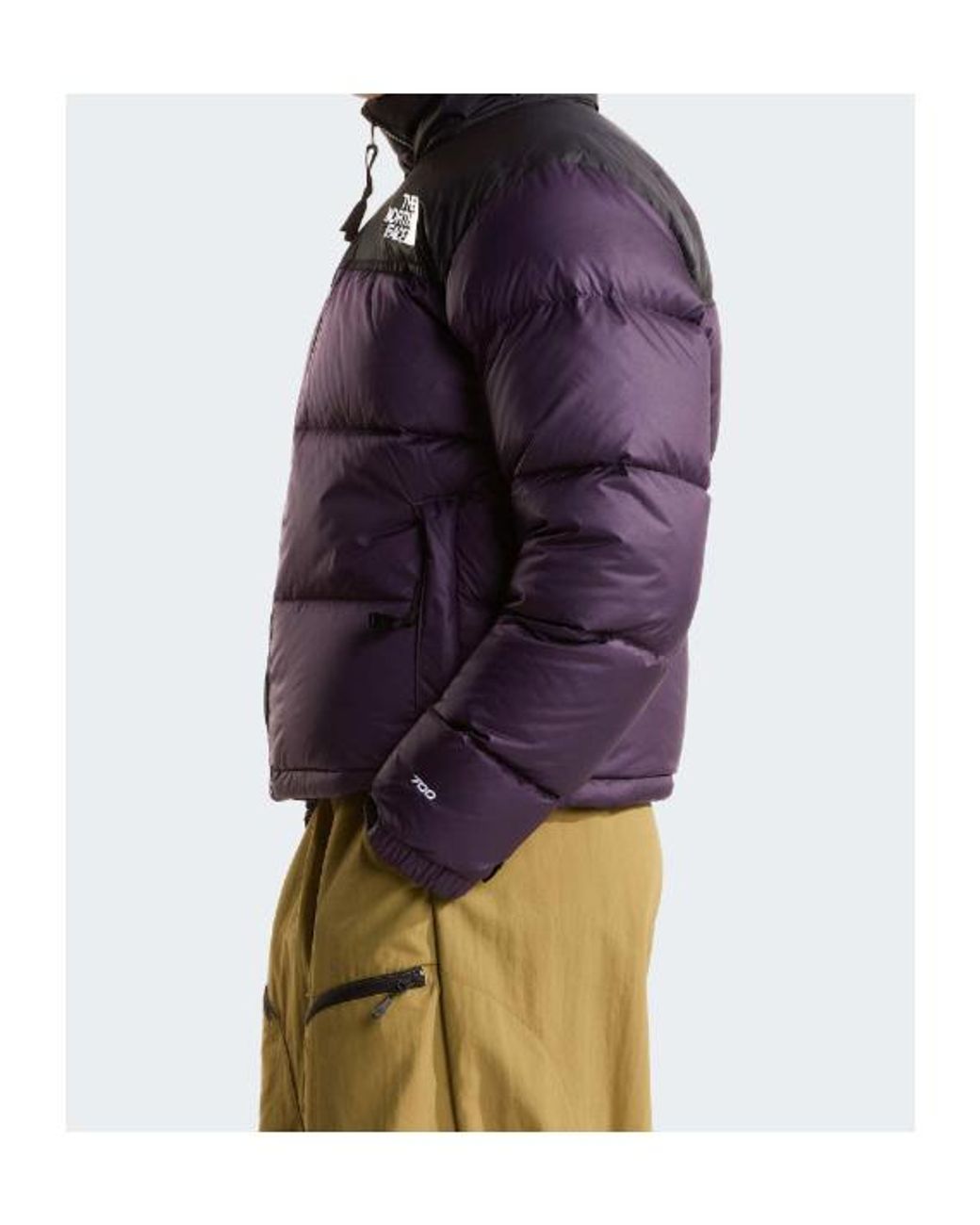The North Face Purple Zip Padded Jacket