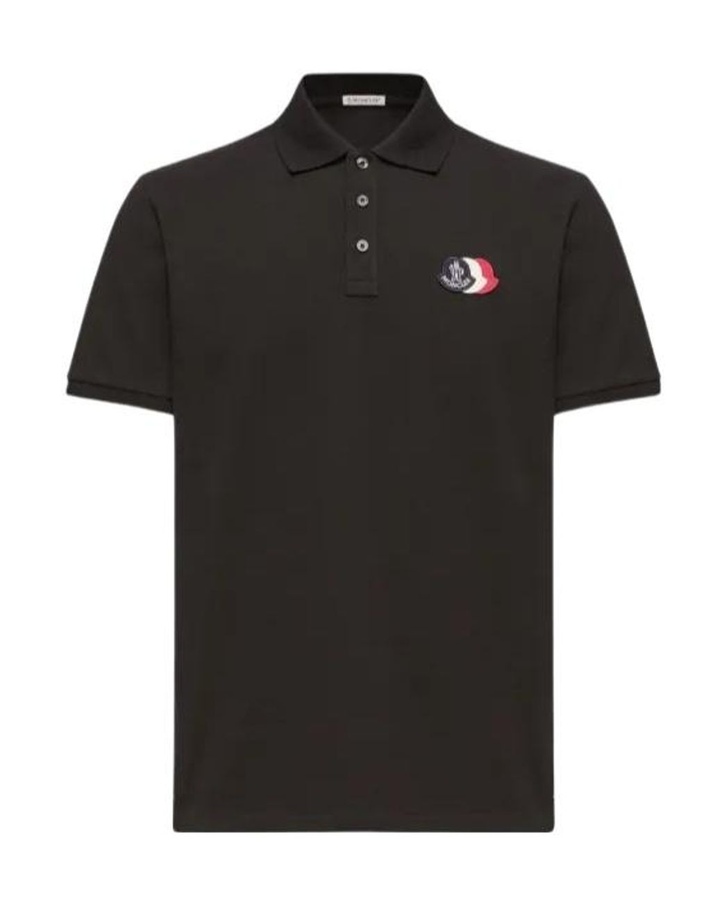 Moncler Black Labelled Polo Shirt for men