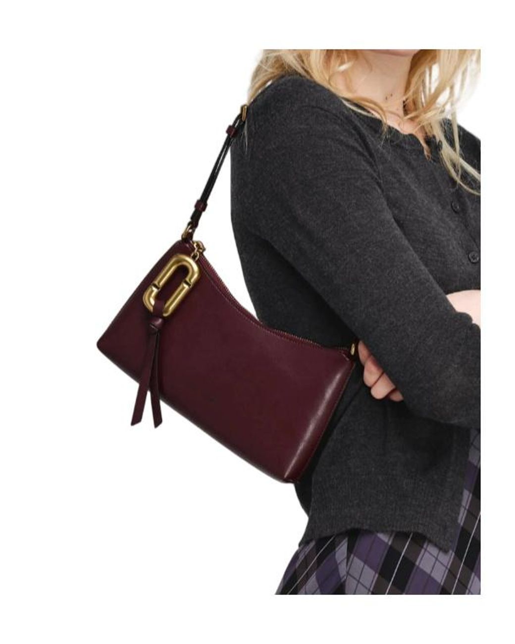 Marc Jacobs Purple Scene Convertible Mini Shoulder Bag