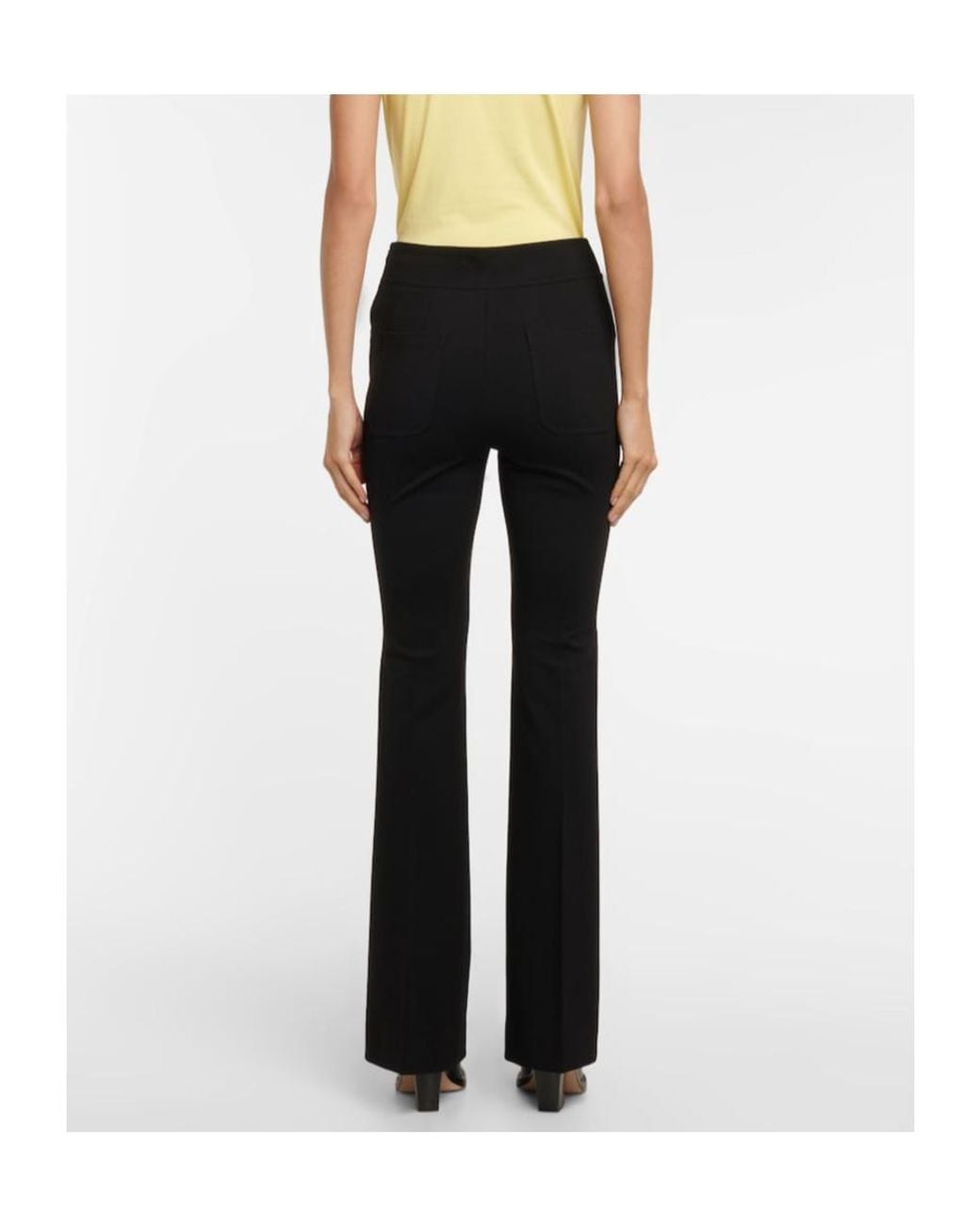 Dorothee Schumacher Black Emotional Essence High-Rise Flared Pants