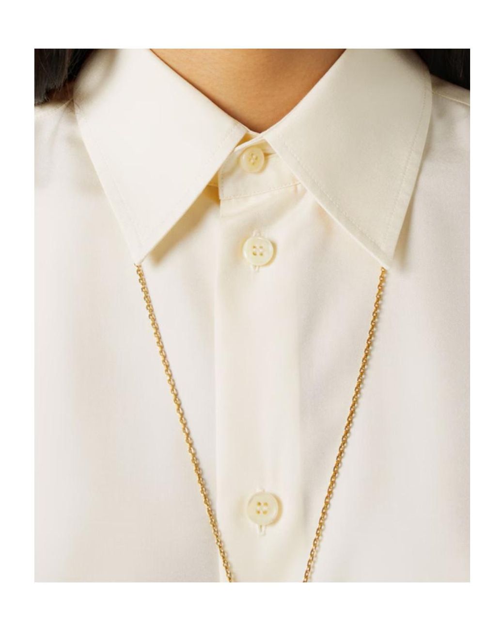 Loro Piana White Thea Shirt
