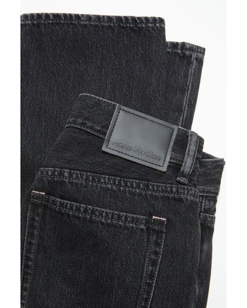 Acne Blue Relaxed Fit Flared Jeans