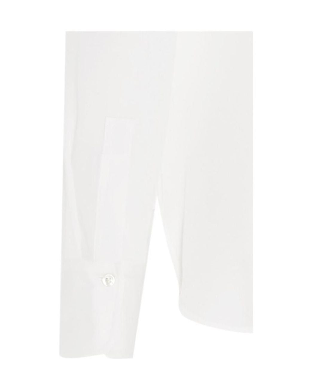 Vince White Slim Fitted Buttoned Blouse