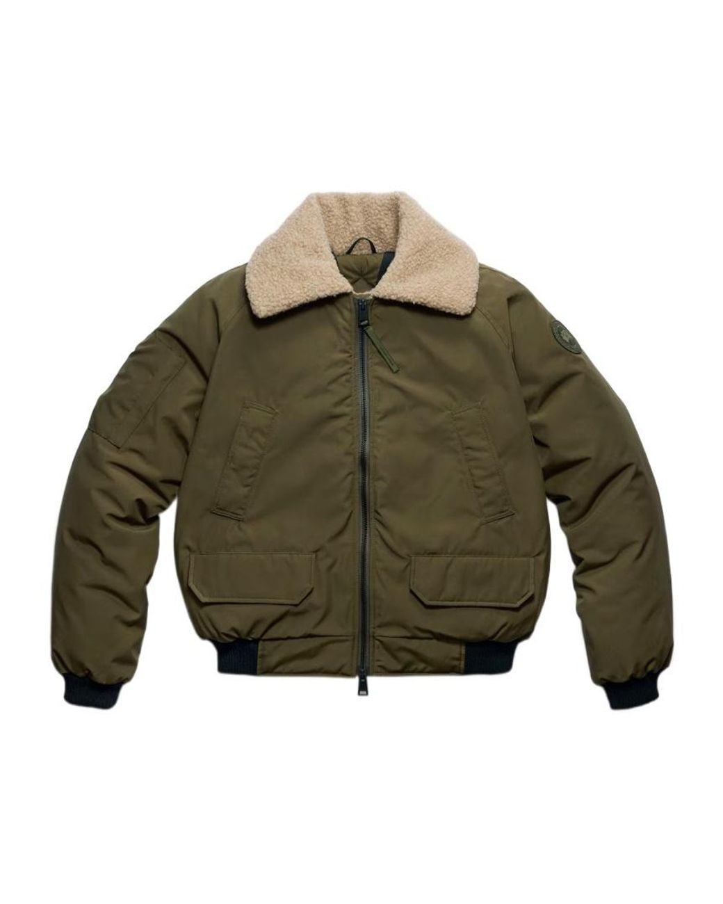 Canada Goose Green Chilliwack Aviator Bomber Jacket for men