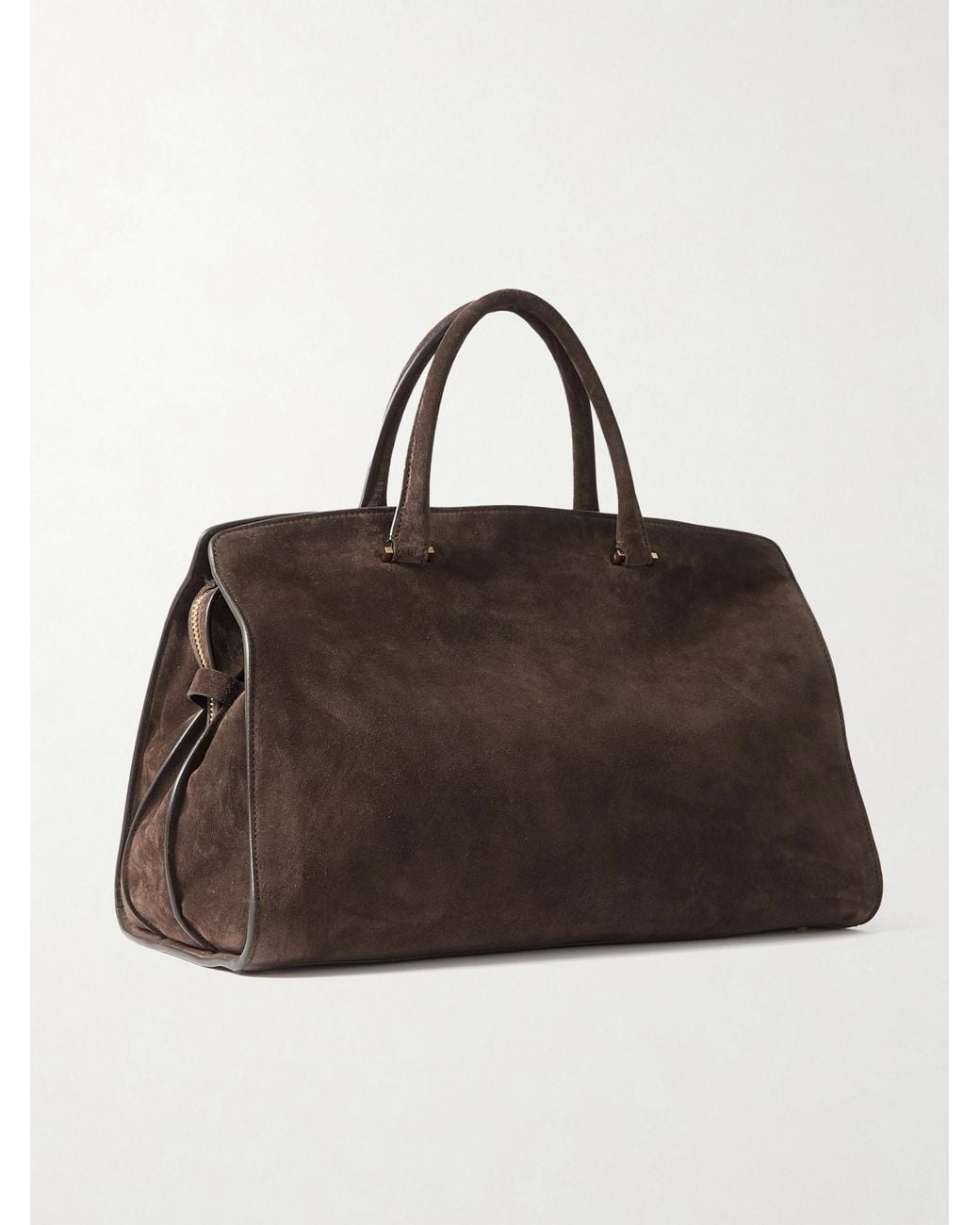 Metier Brown Medium Suede Tote