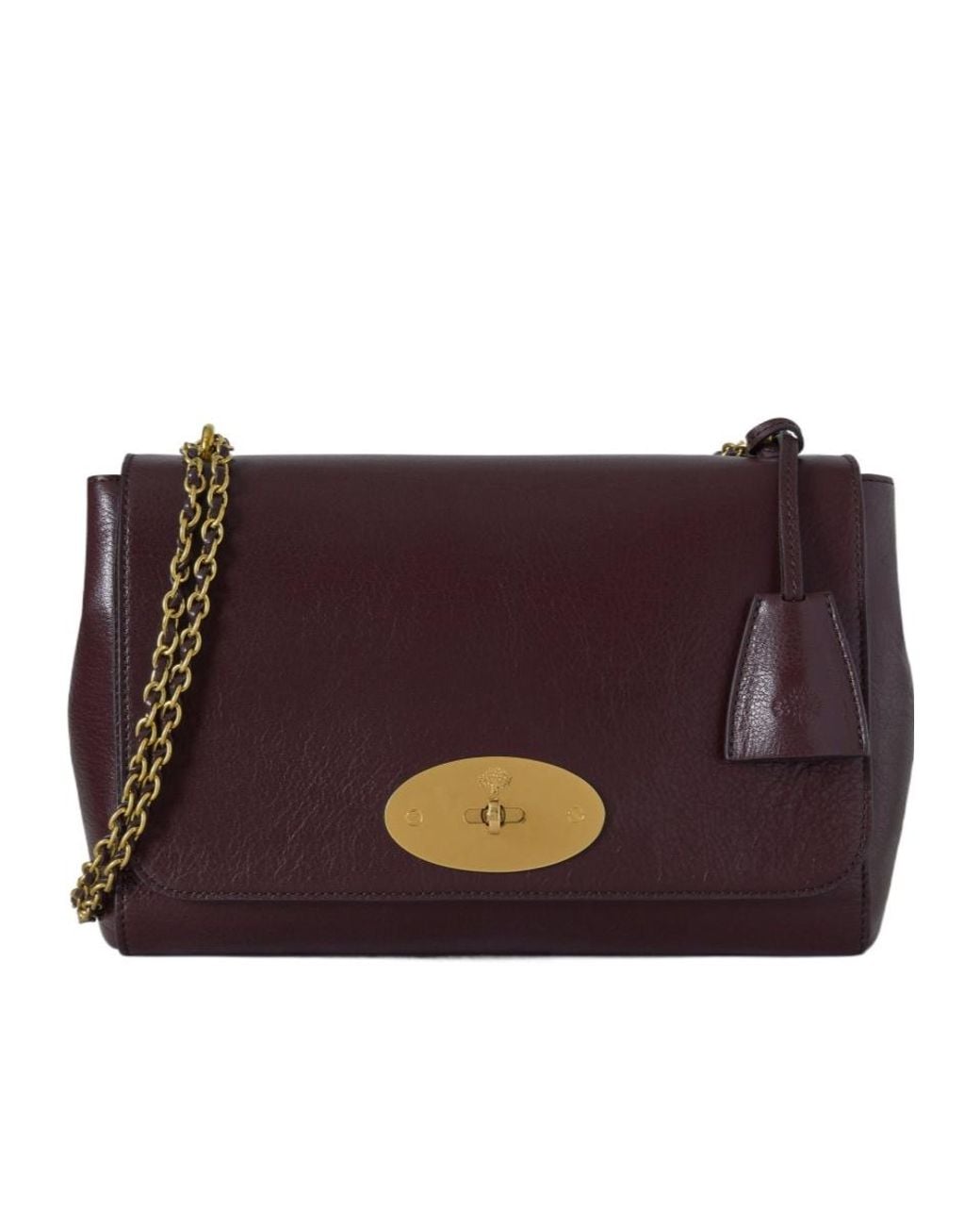 Mulberry Purple Lily Chain Shoulder Bag