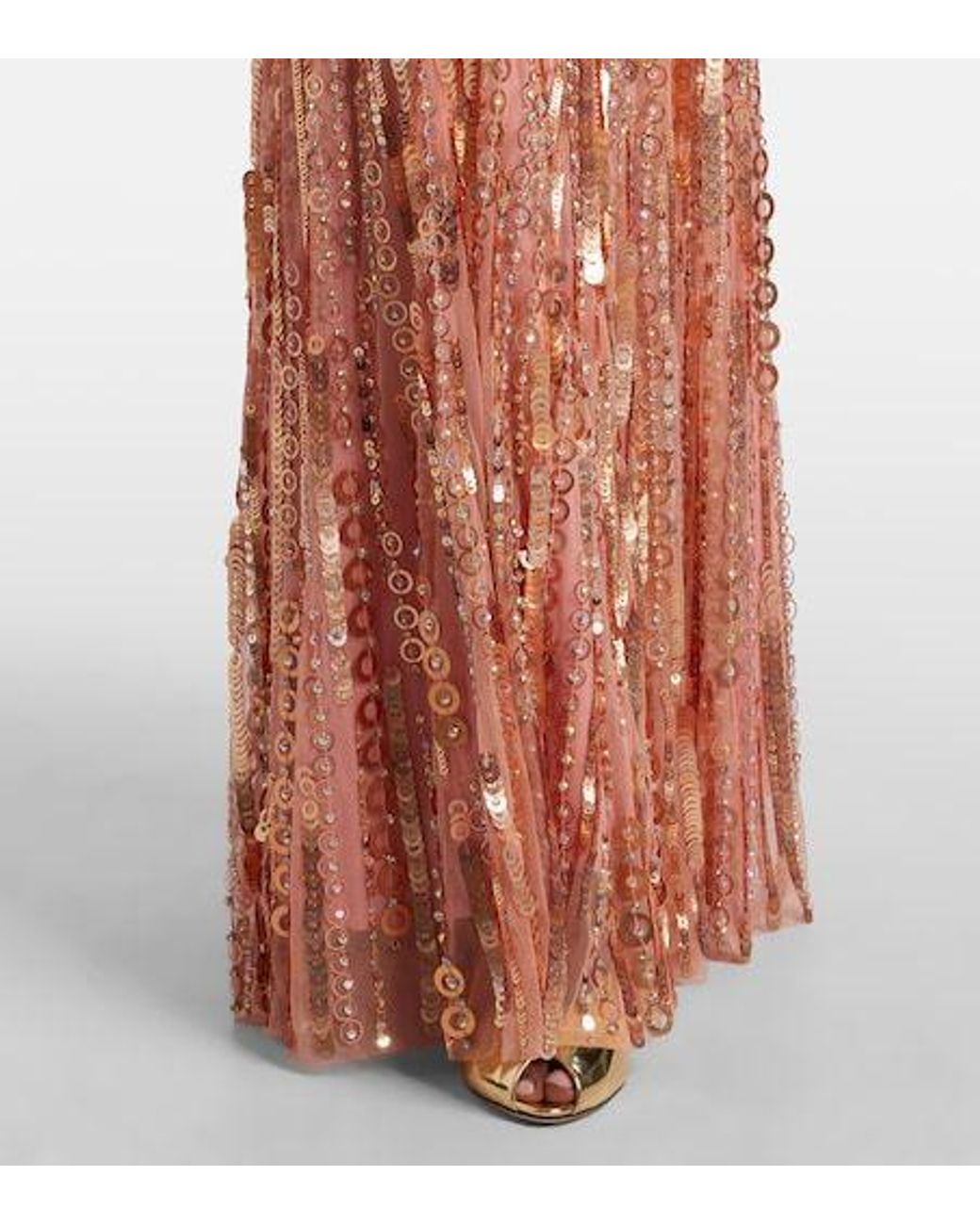 Jenny Packham White Da Vinci Embellished Bustier Gown