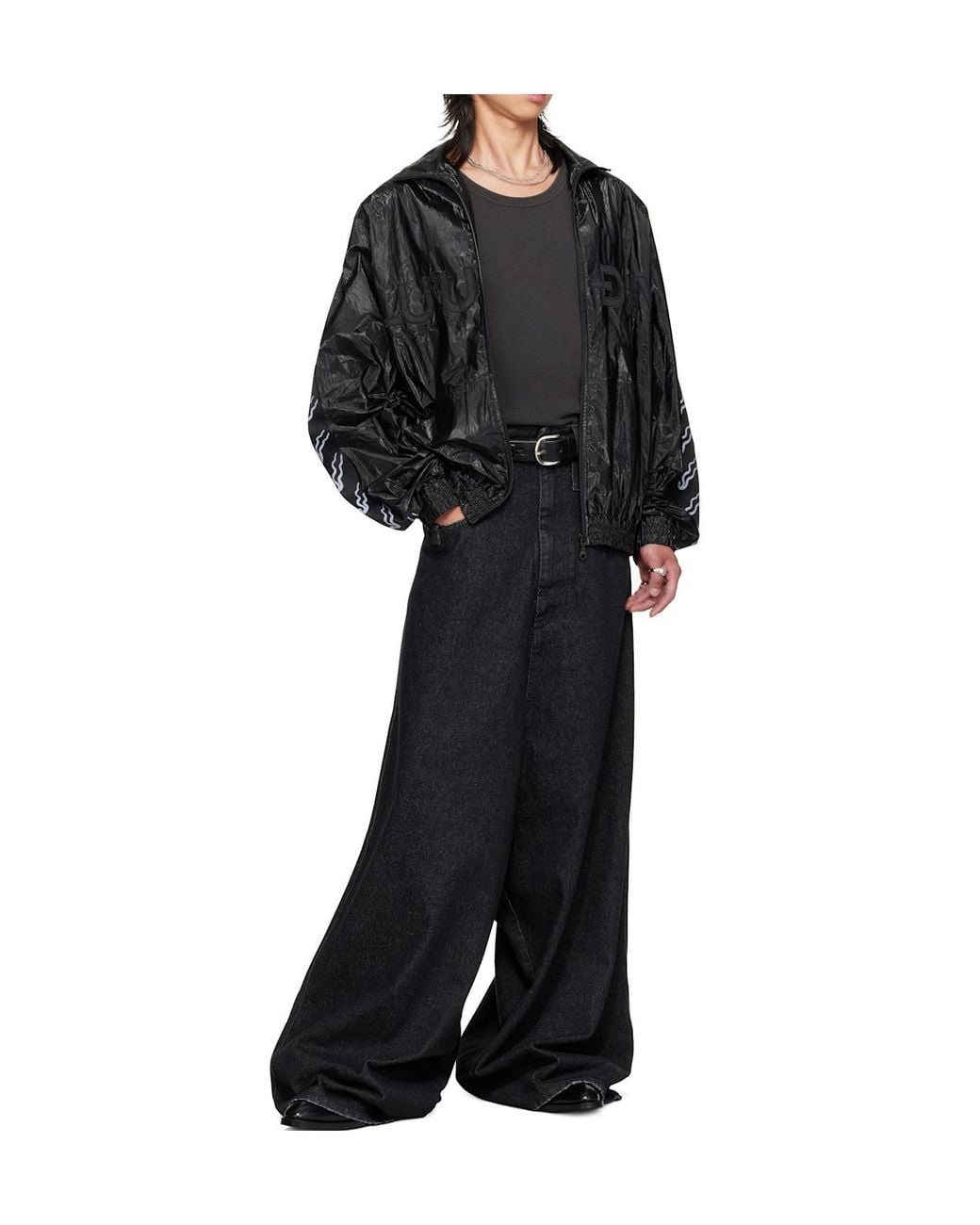 Lu'u Dan Black Ld Windproof Jacket for men