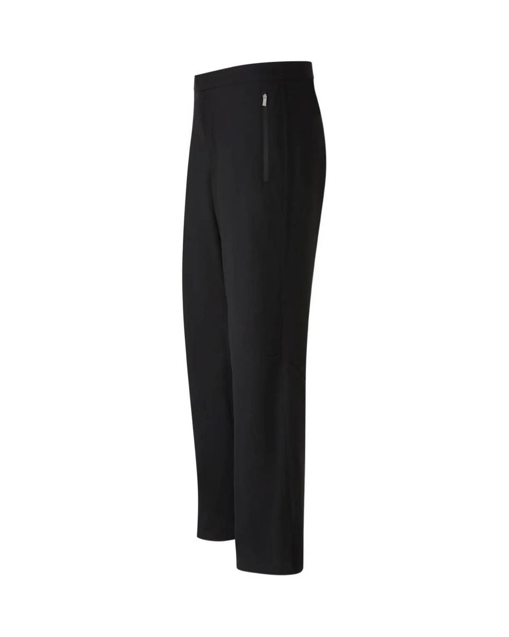 Herno Black Zip-Pocket Trousers for men