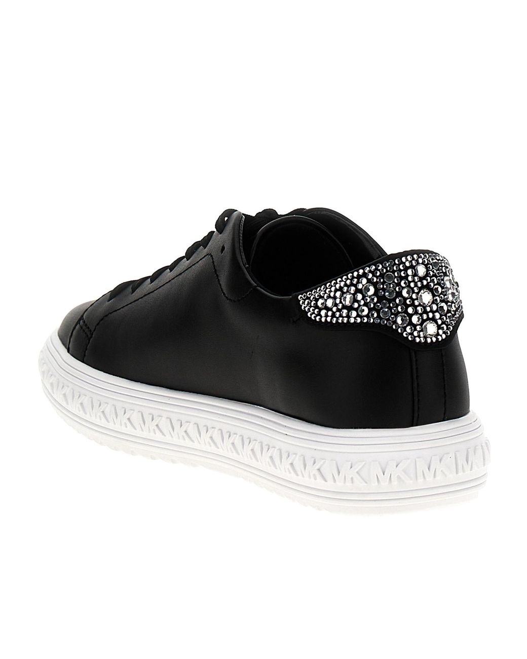 Michael Kors Black Embellished Low-Top Sneakers